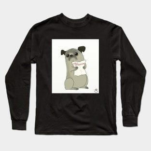 This pug mean business Long Sleeve T-Shirt